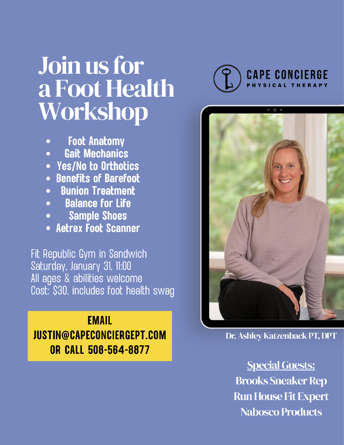 Join us for a Foot Health Workshop