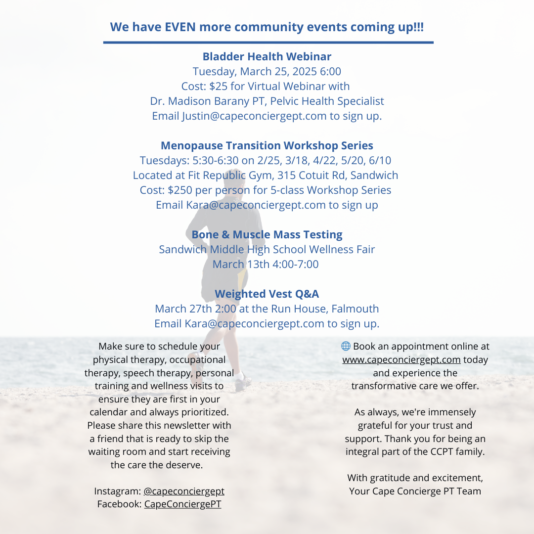 We have EVEN more community events coming up!!!