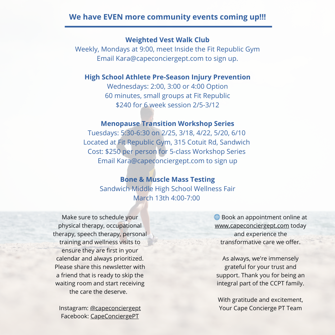We have EVEN more community events coming up!!!