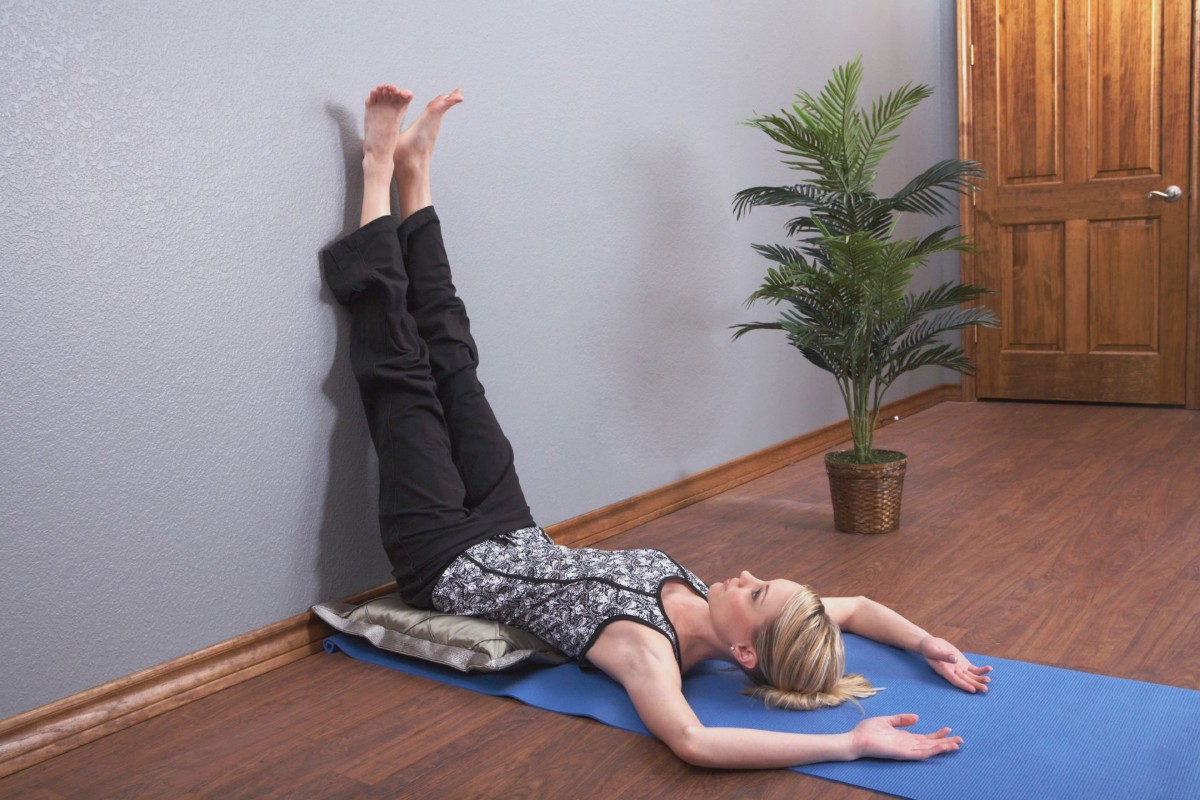 Legs Up the Wall for Vagus Nerve in Plymouth, MA.