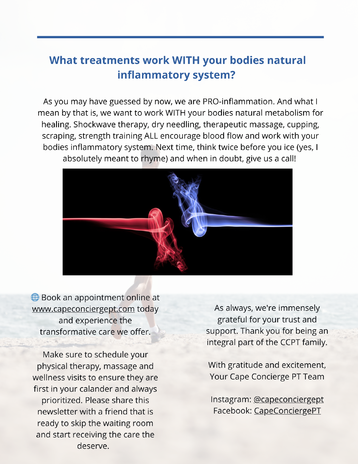 What treatments work WITH your bodies natural inflammatory system?