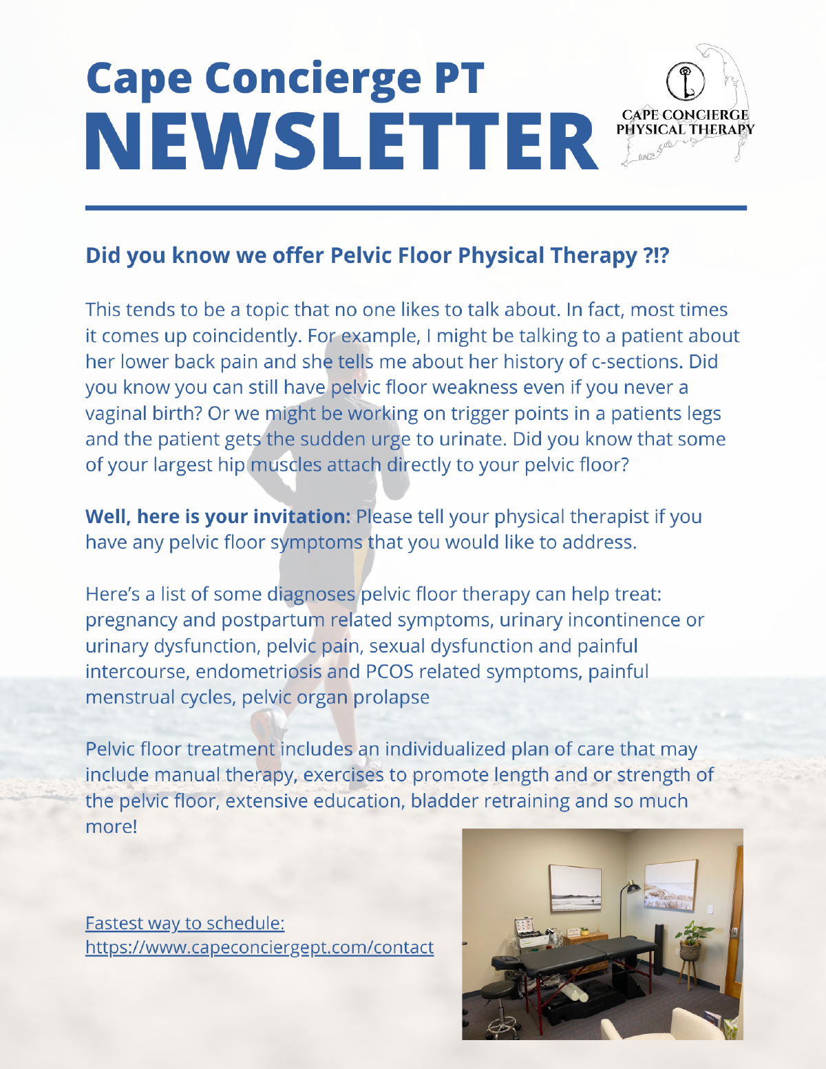 Did you know we offer Pelvic Floor Physical Therapy ?!?