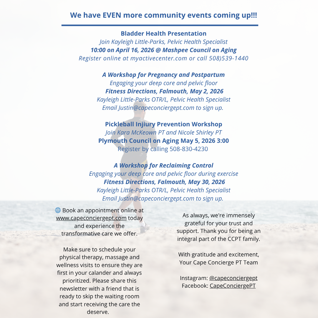 We have EVEN more community events coming up!!!